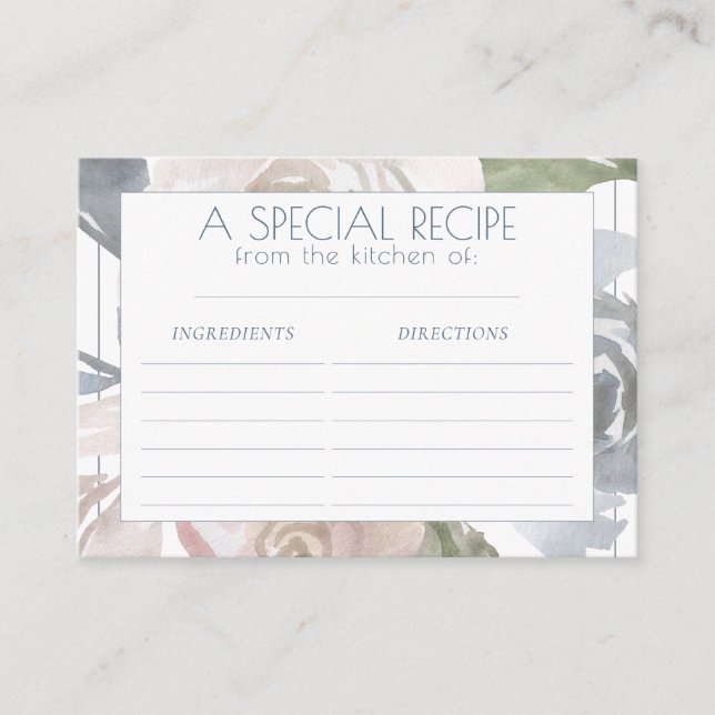 Informações Misty Lake | Cartão de Receita Maciça Com Enfermag (Frente)