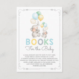 Informações Pastel Elephant Traga um Cartão de Livro para a se