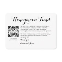Pedido de lua de mel inserido cartão de casamento