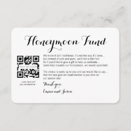 Informações Pedido de lua de mel inserido cartão de casamento