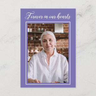 Informações Periwinkle Forever Em Nossa Foto Do Cartão De Oraç