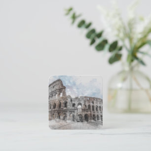 Informações Roma Itália Colosseum Cartão de Enclausuramento –