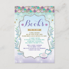 Informações Sereia traga um cartão de livro debaixo do mar, be