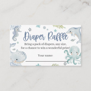 Informações Sob o Cartão de Raffle de Fralda Marítima para um 