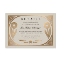 SOLARA I: Cartão Detalhado de Casamento