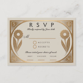 Informações SOLARA I: Cartão RSVP de Casamento