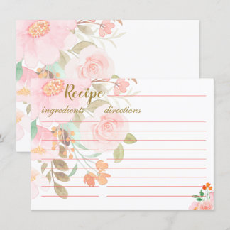 Informações Solicitação de cartão de receita de Chá de panela 