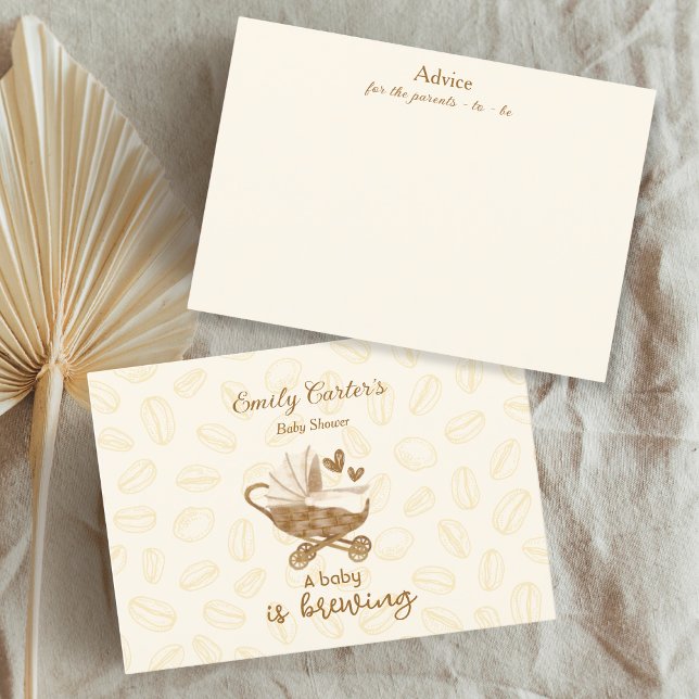 Informações Um Bebê está preparando o cartão de conselho de ca (Criador carregado)