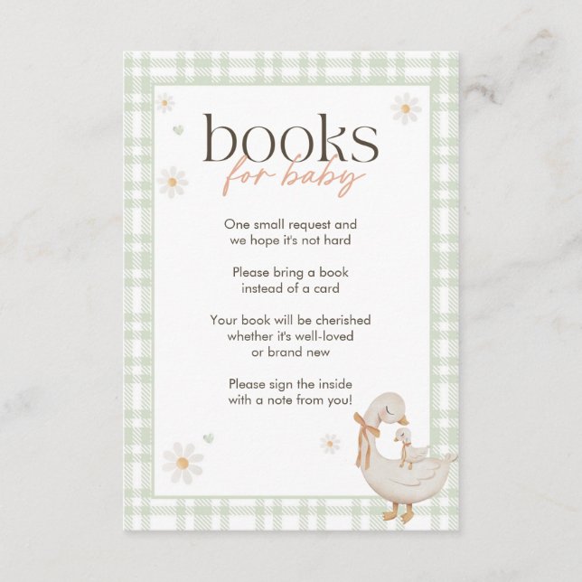 Informações Um novo Bobo ganha livros para cartão de bebê (Frente)