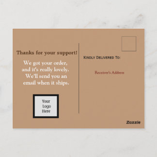 Informar sobre o cartão postal enviado