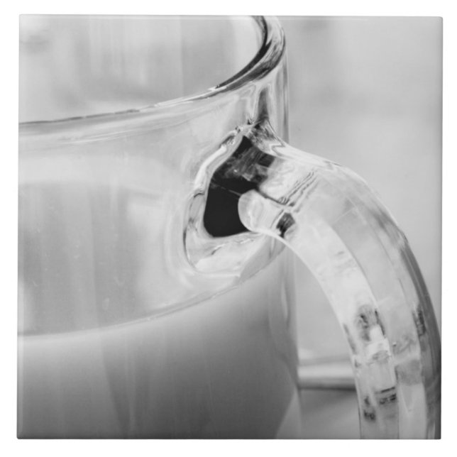 Infravermelho, preto e branco, xícara, vidro, café (Frente)