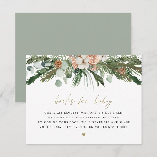 INGE Cozy Scandinavian Winter Books para Cartão pa (Frente/Verso)