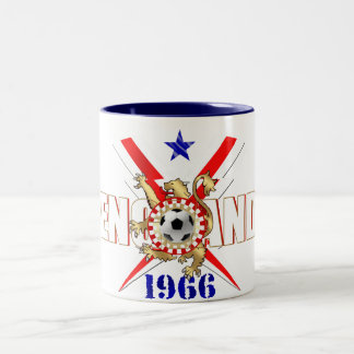Inglaterra 1966 canecas dos fan de futebol