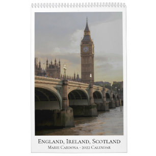 Inglaterra, Irlanda e Escócia - Calendário 2022