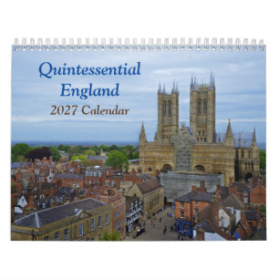 Inglaterra Quintessencial Calendário 2027