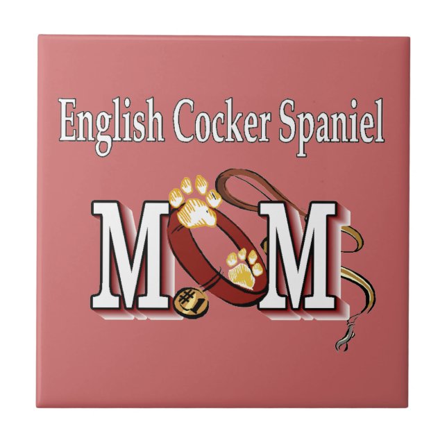 Inglês Cocker Spaniel Mamãe Oferece (Frente)