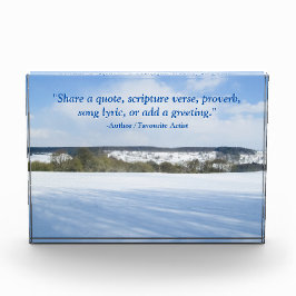 Inglês Countryside no inverno - Personalizado
