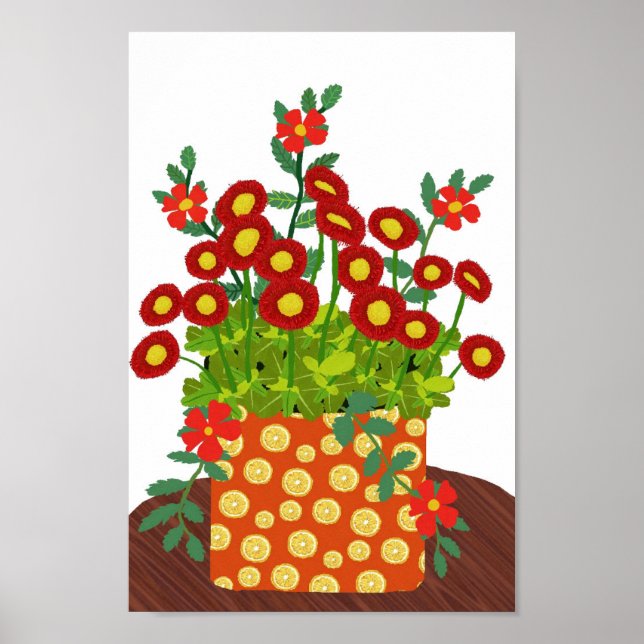 Inglês Daisy Poster (Frente)