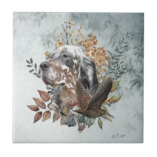 Inglês setter , Woodcock Hunting , Art