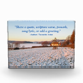 Inglês Winter Sunset - Personalizado
