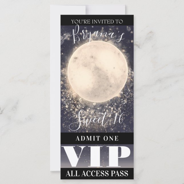Ingresso VIP Festa de Aniversário Lua Mágica Céu C (Frente)
