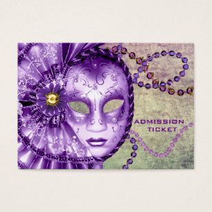 Ingressos para Festa de Mascarada Roxo Verde