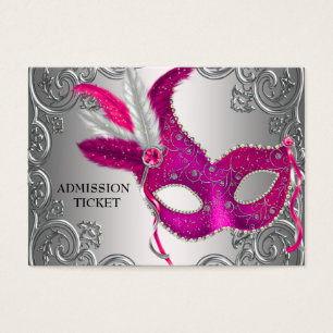 Ingressos para Festa de Máscaras Rosa Quente