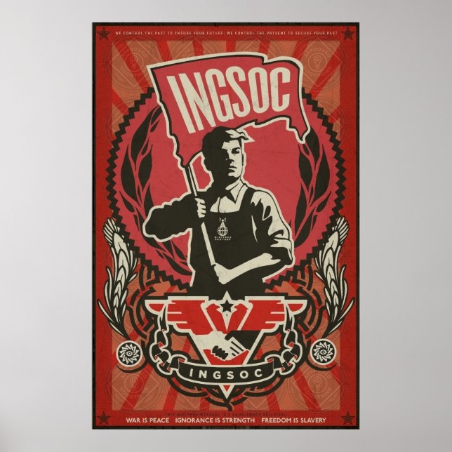 INGSOC 1984 Propaganda Poster (Frente)
