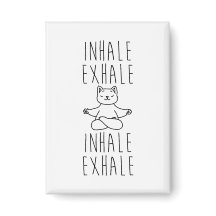 inhale Exhale yoga cat