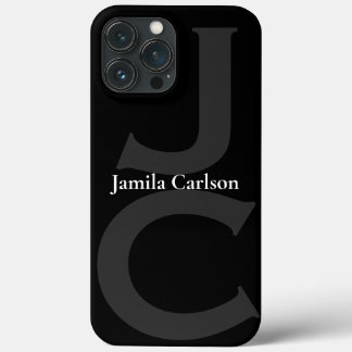 iniciais da cinza branca negra moderna