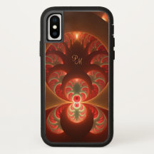 Iniciais de Arte Fractal Luminosa abstrato