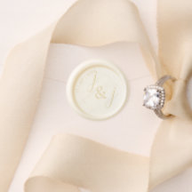 Iniciais de Casamento de Marfim