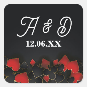 Iniciais de Las Vegas Etiquetas Etiquetas Noite do