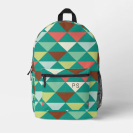 Iniciais de Monograma Colorido Vibrante