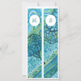 Iniciais de Monograma com dois marcadores