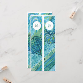 Iniciais de Monograma com dois marcadores