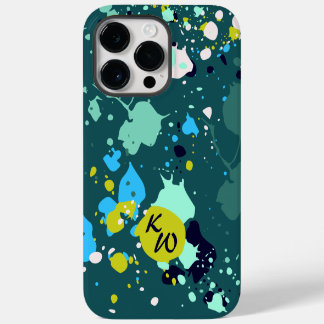 Iniciais legal de Splatter de Pintura Verde