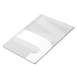 Iniciais Modernos Da Mesa Do Bloco De Notas