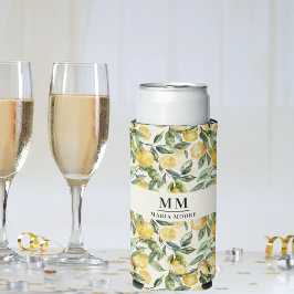 Iniciais monograma nome limões