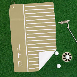 Iniciais Personalizadas de Golfe | Listras Moderna
