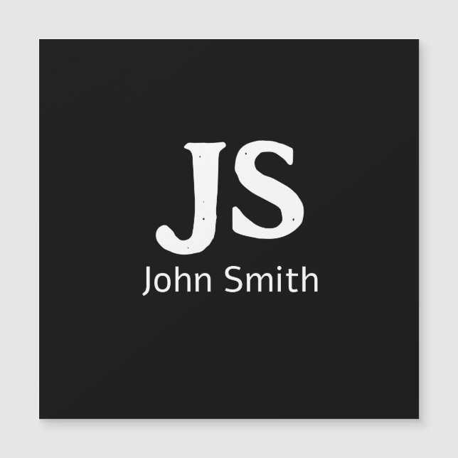 Iniciais pessoais personalizáveis (Frente)