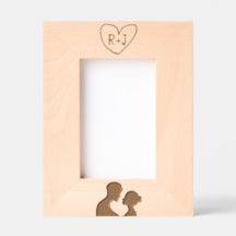 Iniciais Simples Gravados em Mosaico de Árvore