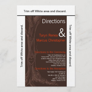 inicial da árvore da queda do cartão dos sentidos