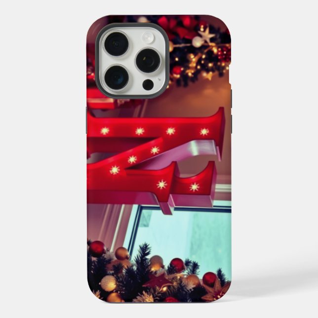 Inicial decorada com árvores de Natal (Verso)