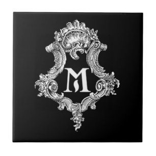 Inicial do monograma de M