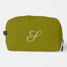 Inicial monograma minimalista verde sálvia
