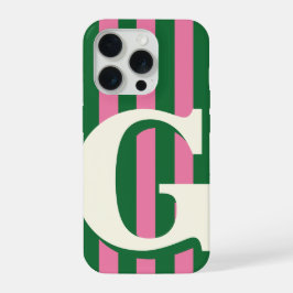 Inicial Personalizada em Negrito, Listra Verde e R