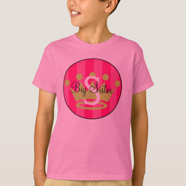 Inicial V 3 da camisa da coroa da irmã mais velha (Frente)