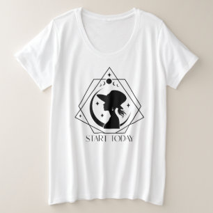 Iniciar Hoje Camisa Celestial De Lua De Conhecimen