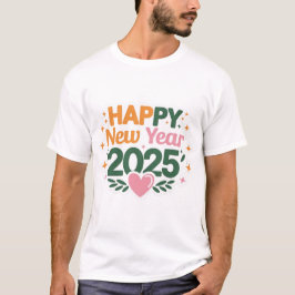 Iniciar o ano de 2025 em Camisa Básica Masculina d